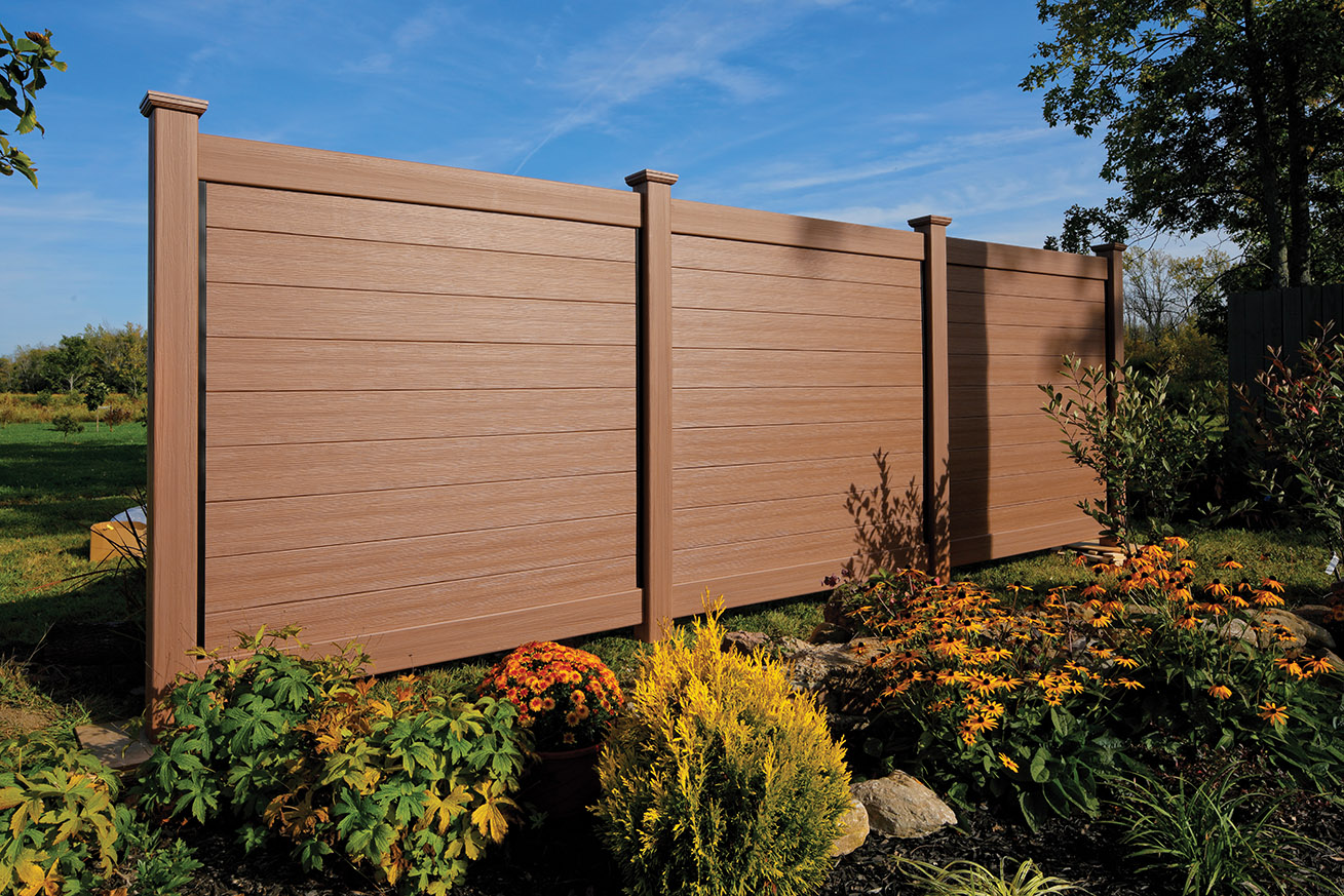 Photo of a residential fence