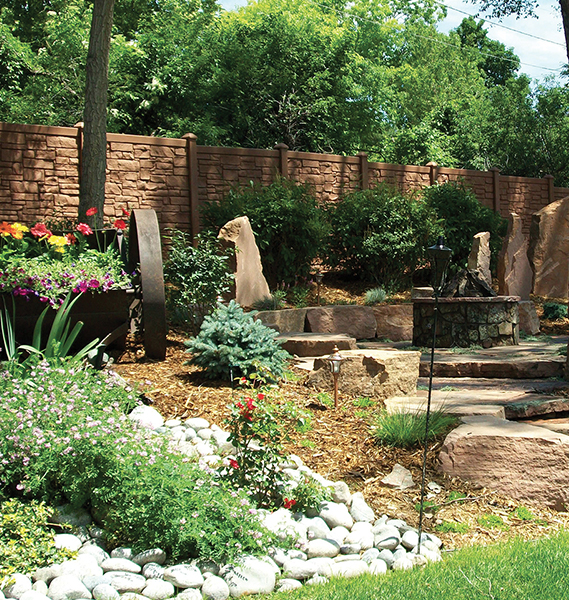 Photo of a fence for a garden