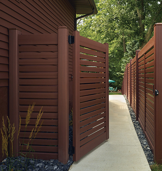 Photo of a fence for privacy